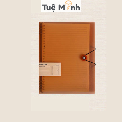 Bìa sổ còng sắt B5 màu Retro 8 lỗ P20 dành cho ruột B5 26 lỗ VPP Tuệ Minh -file binder làm sổ còng t