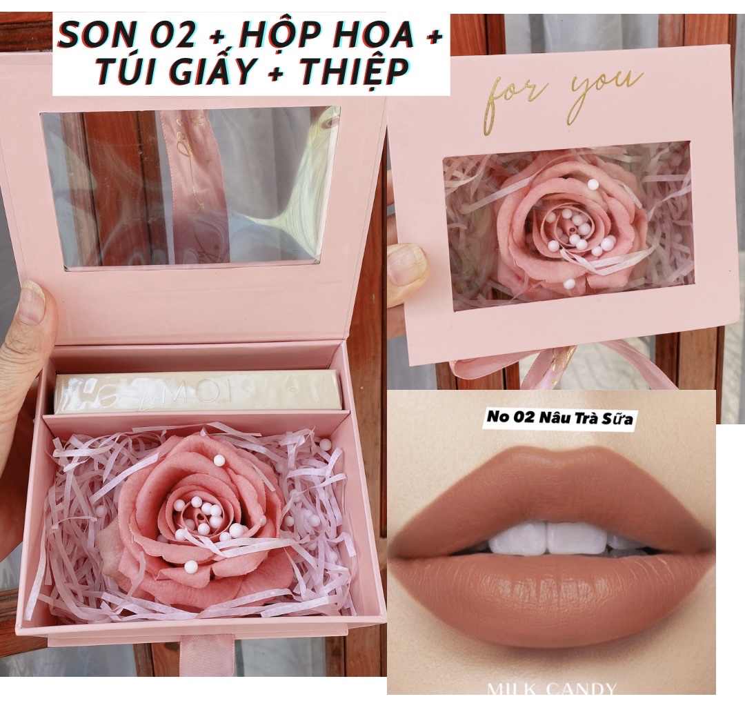 SON LOVE M.O.I HỒ NGỌC HÀ PHIÊN BẢN THE NEW MENTO NEW 2023 PHIÊN BẢN GIỚI HẠN . MUA 3 SON ( MẪU MỚI 