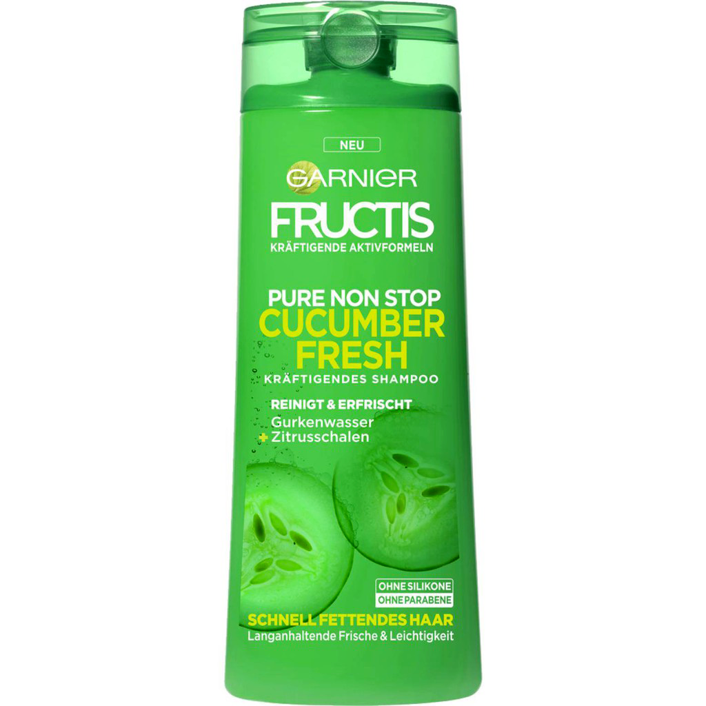 Dầu Gội Garnier Fructis Cucumber Fresh Chiết Xuất Dưa Chuột 300 Ml