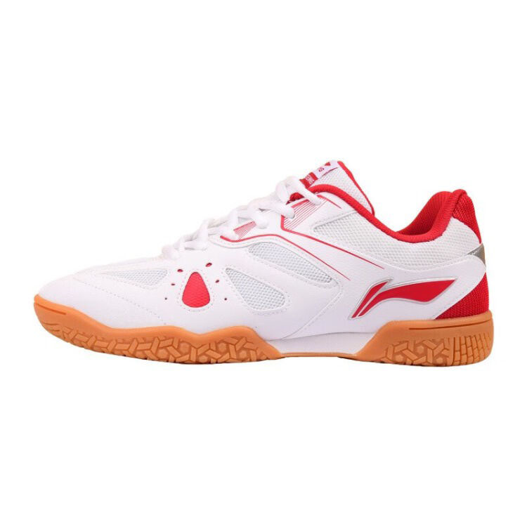 Giày bóng bàn Lining chính hãng APTP003-2 mẫu mới dành cho nam màu trắng đỏ