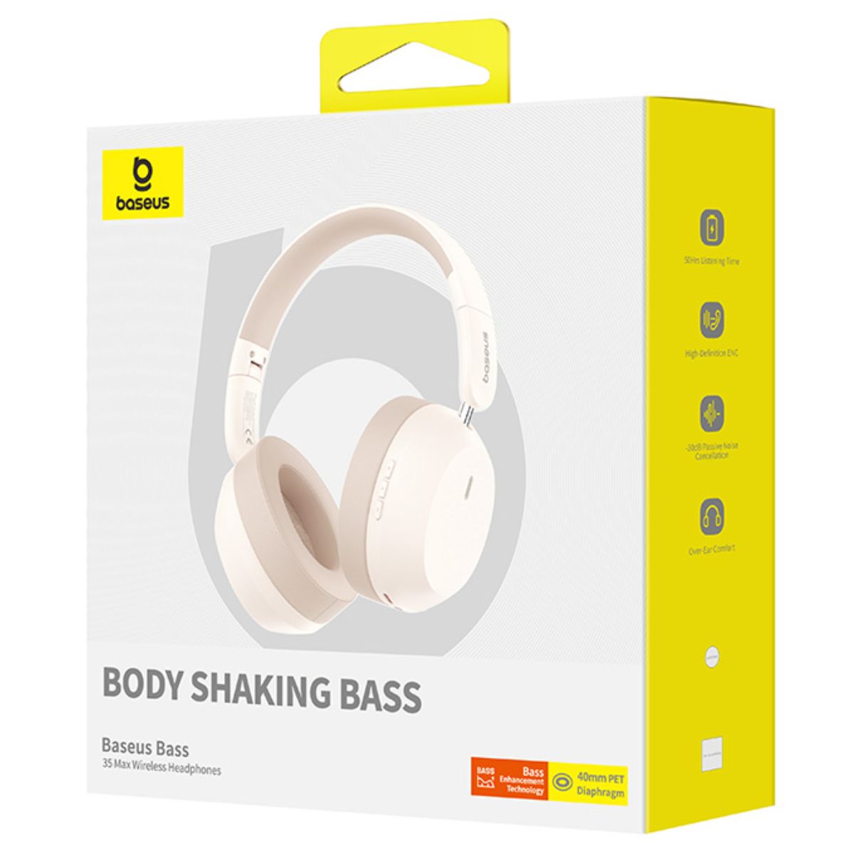 Tai Nghe Bluetooth Chụp Tai Baseus Bass 35 Max Wireless Headphones Stellar ( Bluetooth V5.3 thời lượ