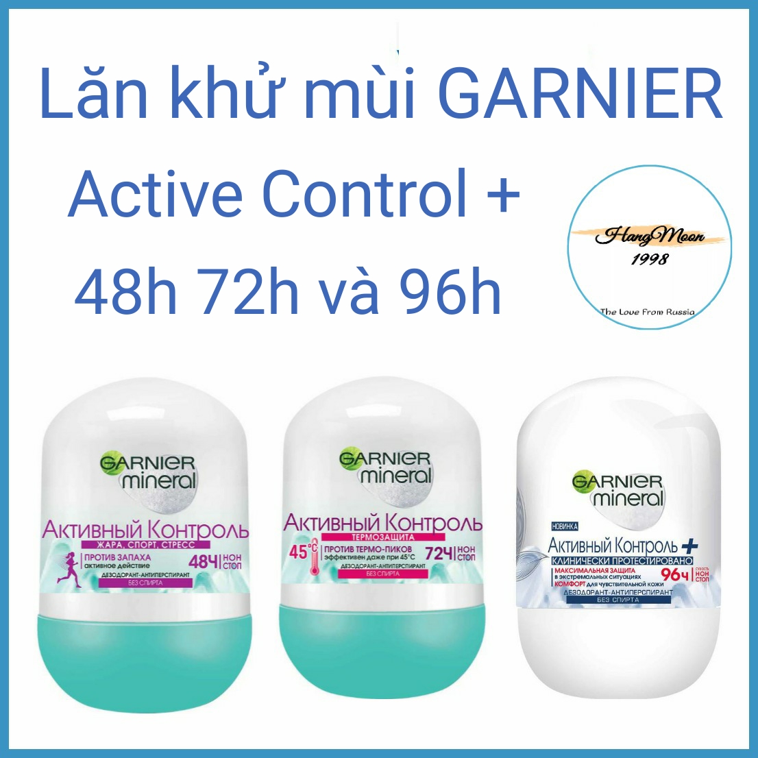 Lăn Khử Mùi Garnier Active Control 48H 72H Và 96H 85G