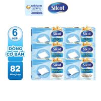 Combo 6 Hộp Bông tẩy trang Silcot cơ bản 82 miếng/hộp