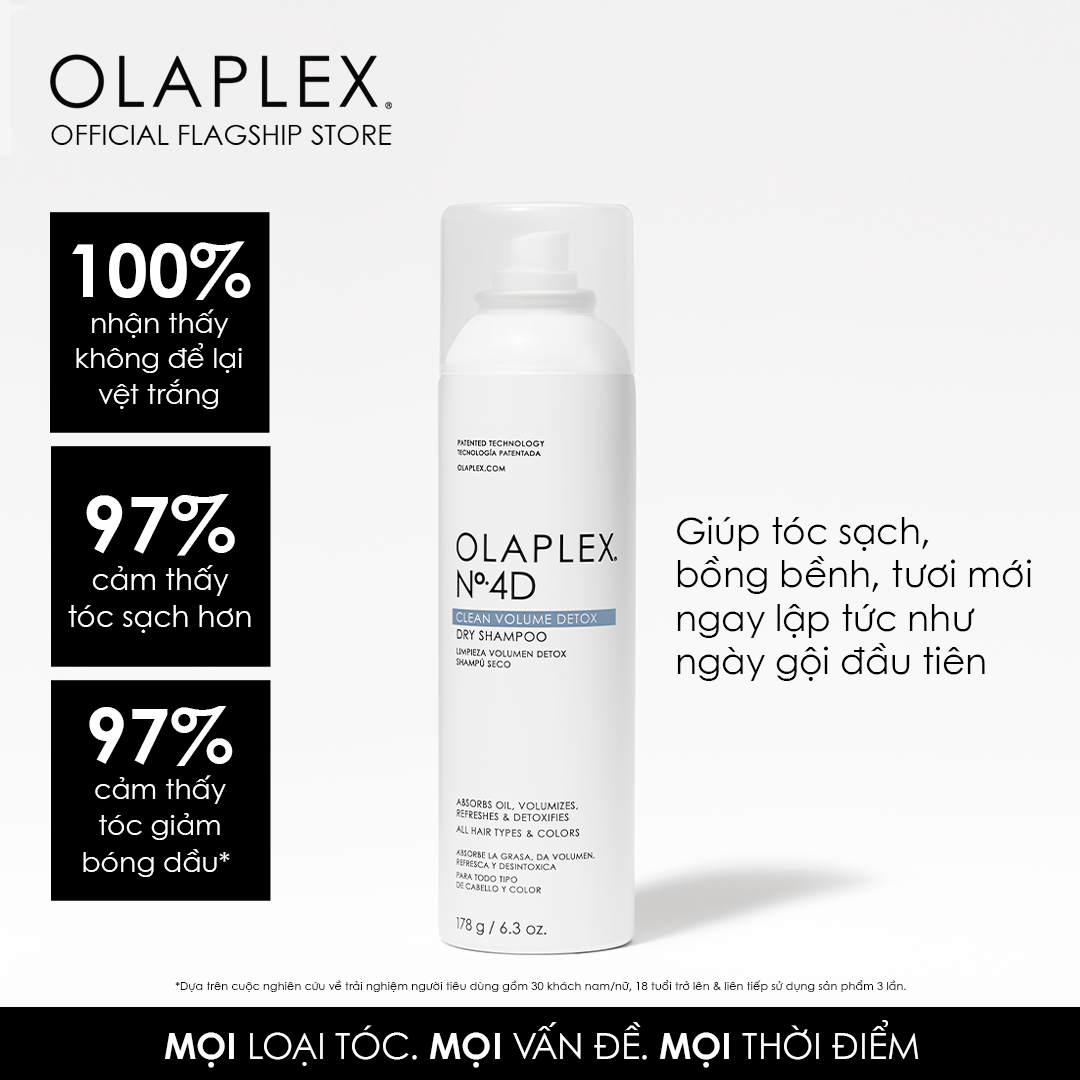 Dầu gội khô Olaplex No.4D Clean Volume Detox Dry Shampoo 178g / 250ml