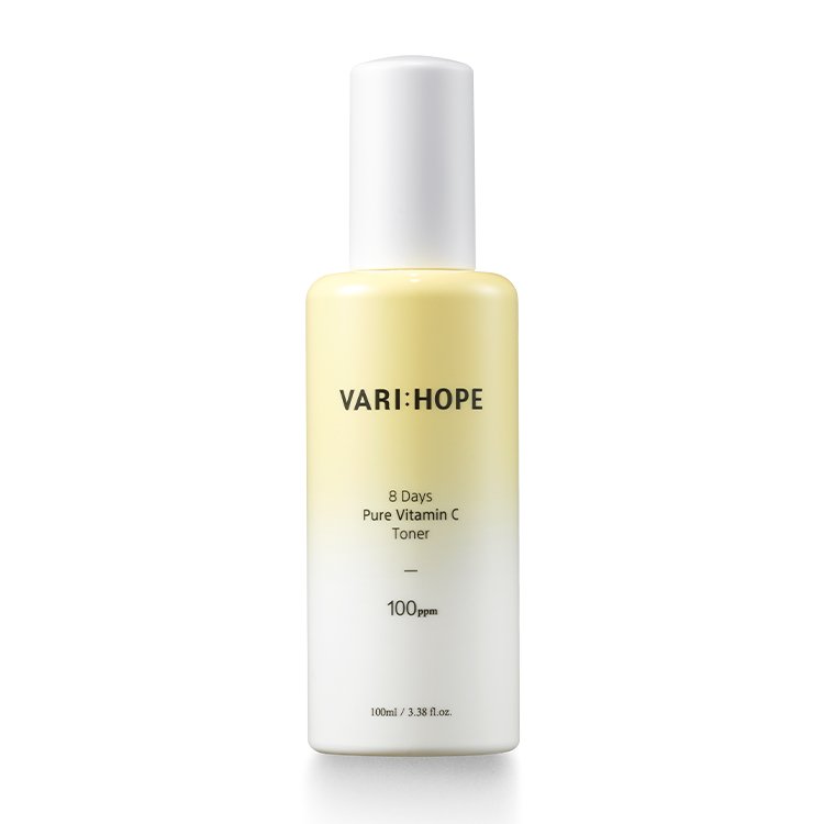 [Chính Hãng Cty] Nước Cân Bằng Làm Sáng Da Vari:hope 8 Days Pure Vitamin C Toner 100Ml