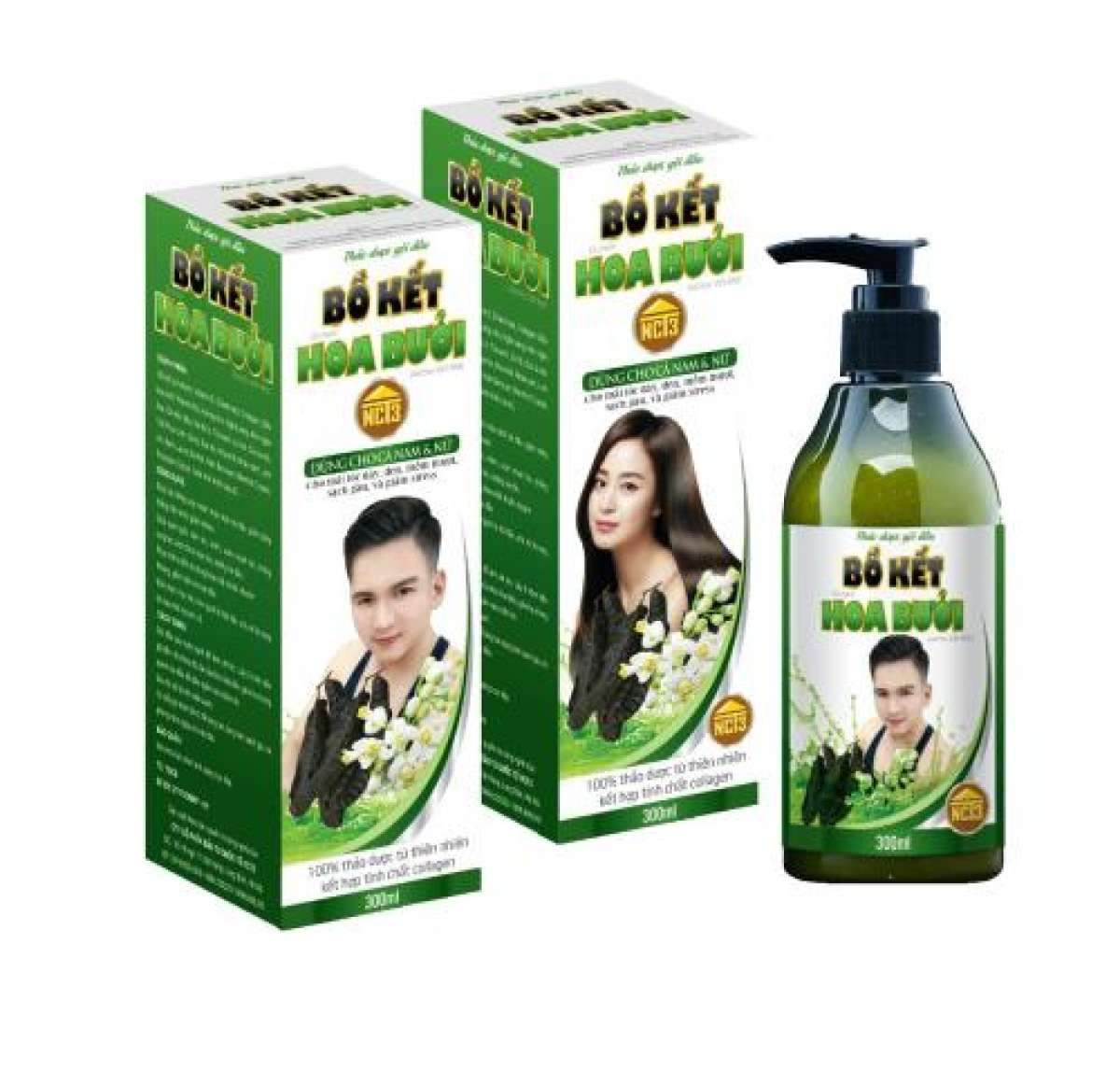 Dầu Gội Đầu Bồ Kết Hoa Bưởi Chính Hãng 300Ml