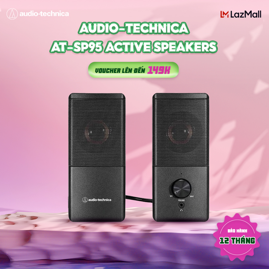 Bộ Loa Máy Tính Laptop Audio Technica AT-SP95 Active Speakers – Hàng Chính Hãng