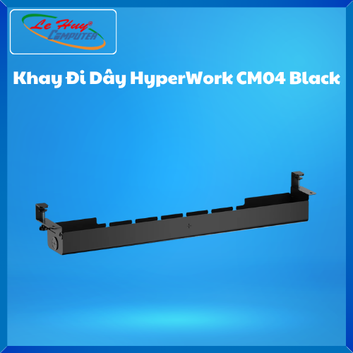 Khay Đi Dây HyperWork CM04 Black/ White - Hàng Chính Hãng