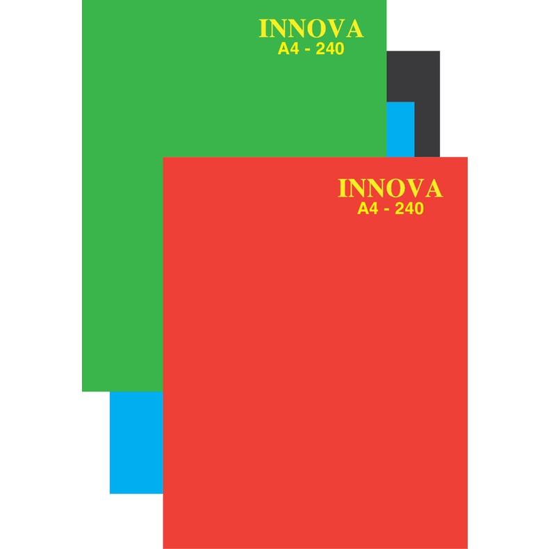 HẢI TIẾN Sổ bìa cứng Innova A4 (Bìa màu xanh đỏ) - Thừa đầu