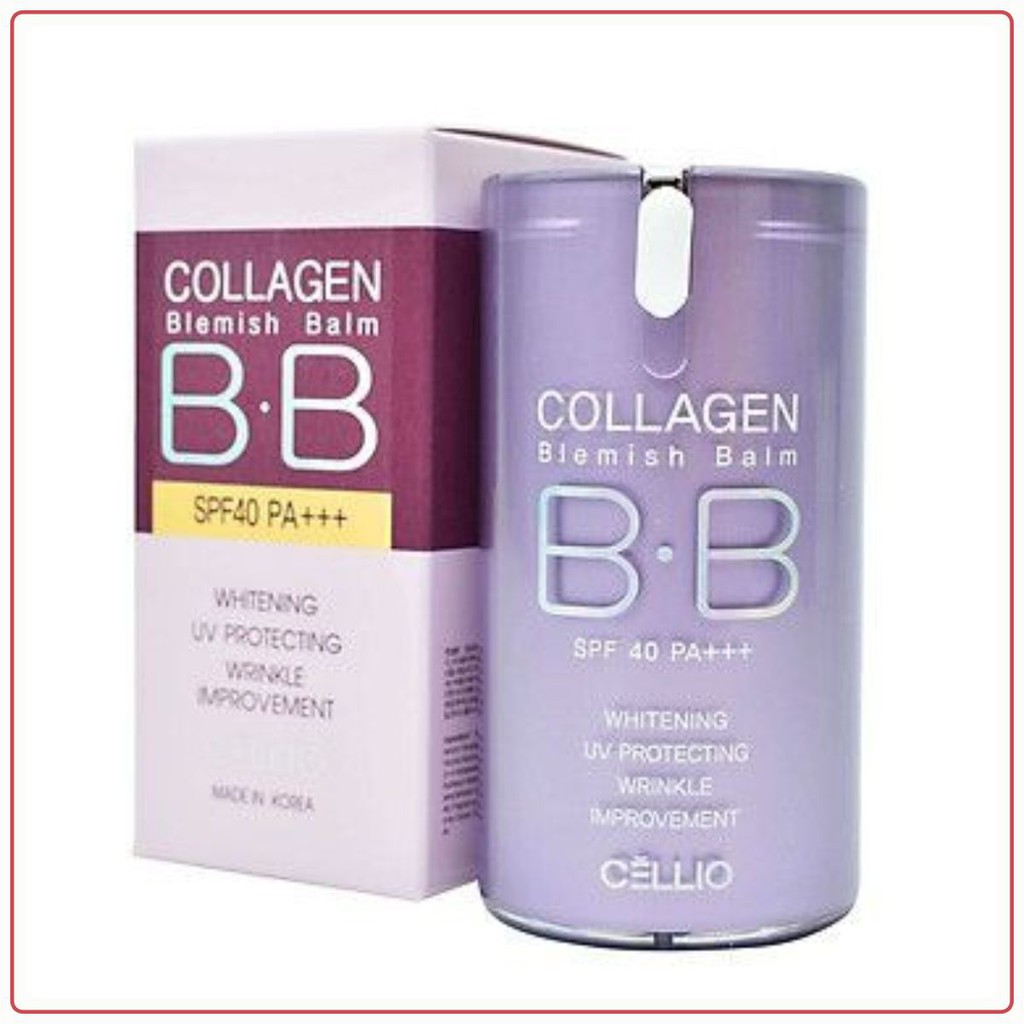 Kem Nền Siêu Mịn Dưỡng Ẩm Bổ Sung Colagen Bb Collagen Cellio Hàn Quốc Frorence86 Store