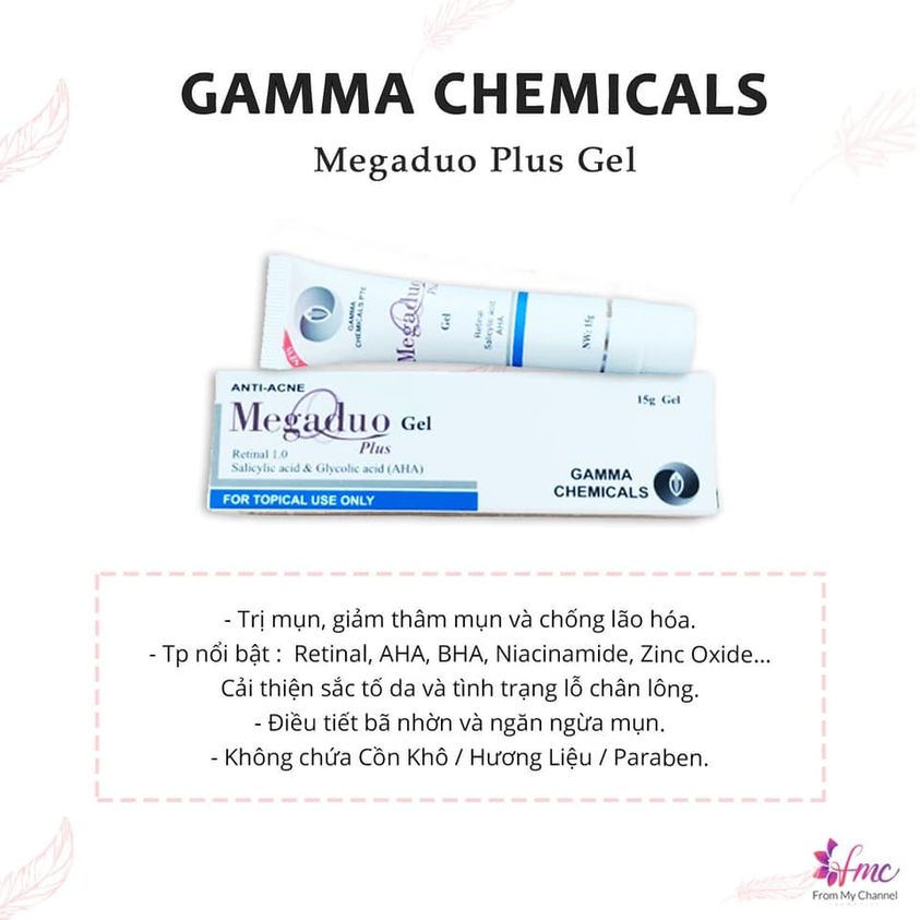 Gel Giảm Mụn Thâm Mega.duo Plus Gel 15G