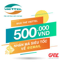 [HCM]Thẻ VIETTEL 500.000 - nhận mã SIÊU TỐC qua EMAIL