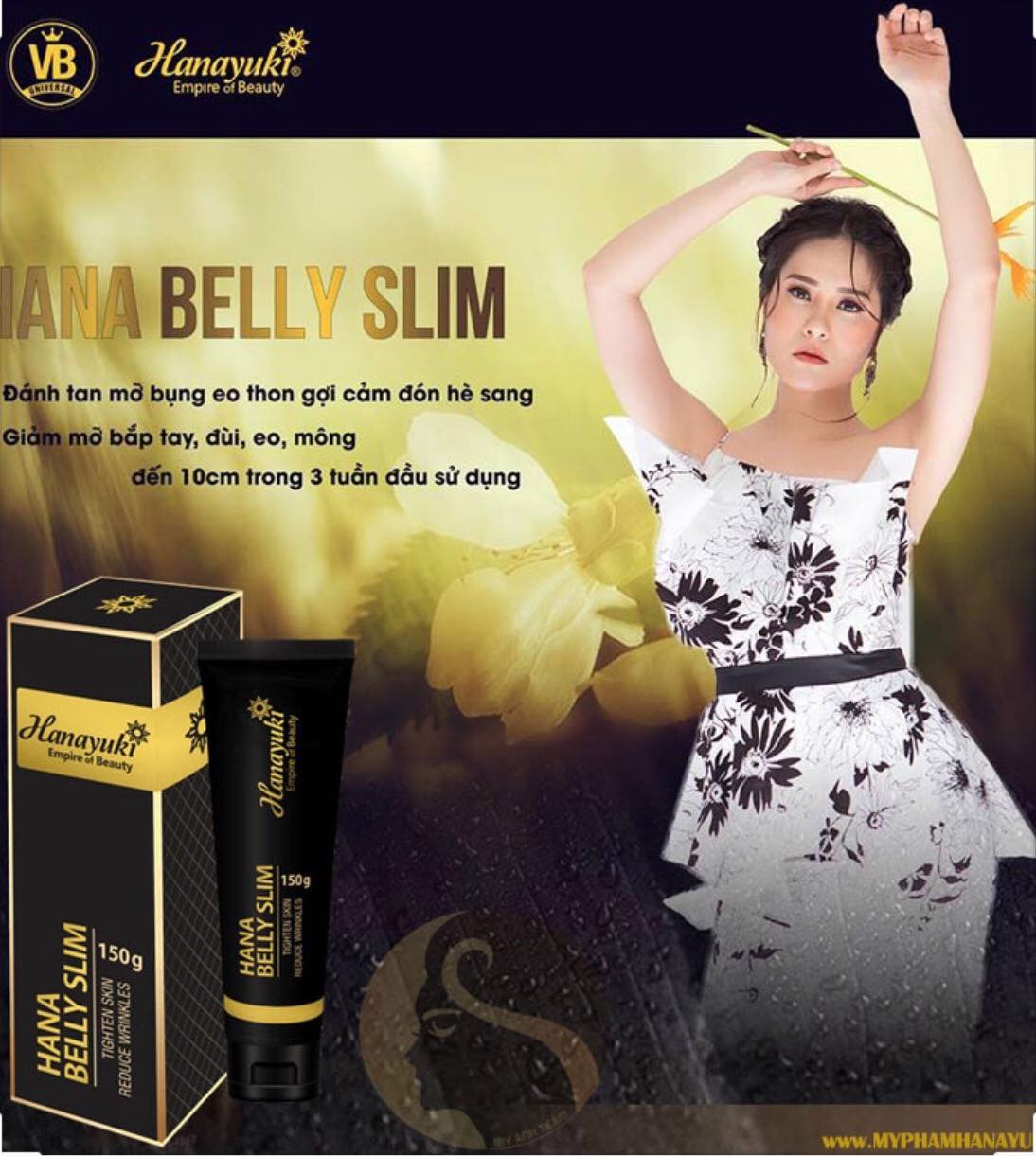 Kem Giảm Mỡ Bụng Hanayuki Belly Slim