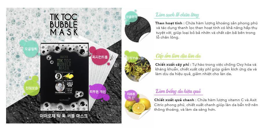 Mặt nạ Tiktoc Bubble Mask 2in1 ILOJE
