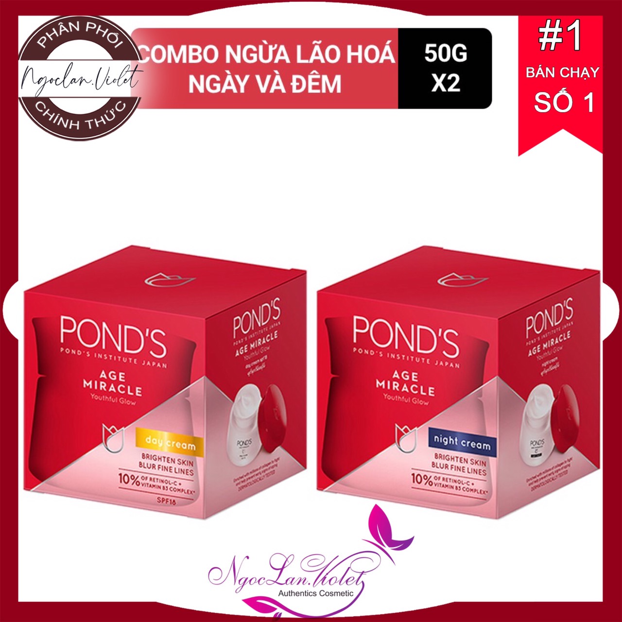 01 Kem Ponds Chống Lão Hóa Thái Lan 50Ml Đa Dạng Mẫu Mã Cam Kết Hàng Đúng Mô Tả Chất Lượng Đảm Bảo