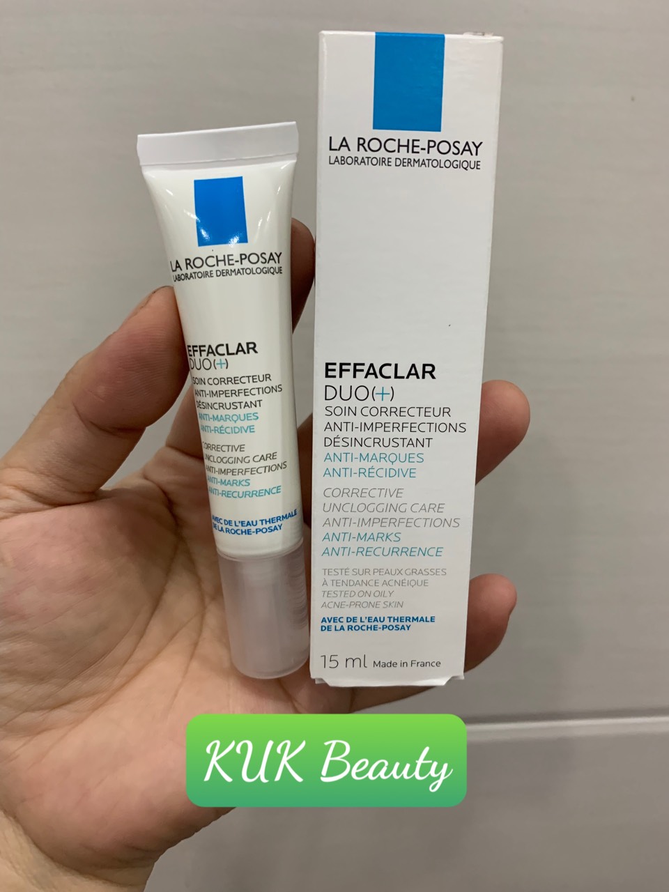 [HCM]Kem giảm mụn chuyên biệt Kem La Roche-Posay Effaclar Duo+ 15ml