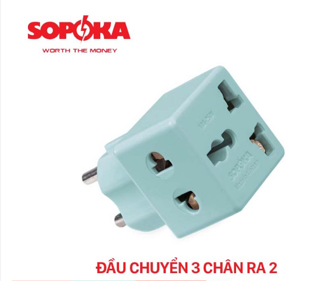 Đầu Nối Chia Điện Sopoka P11 P15 đa năng an toàn chống vỡ. Bảo hành 1 đổi 1 đến 2 năm