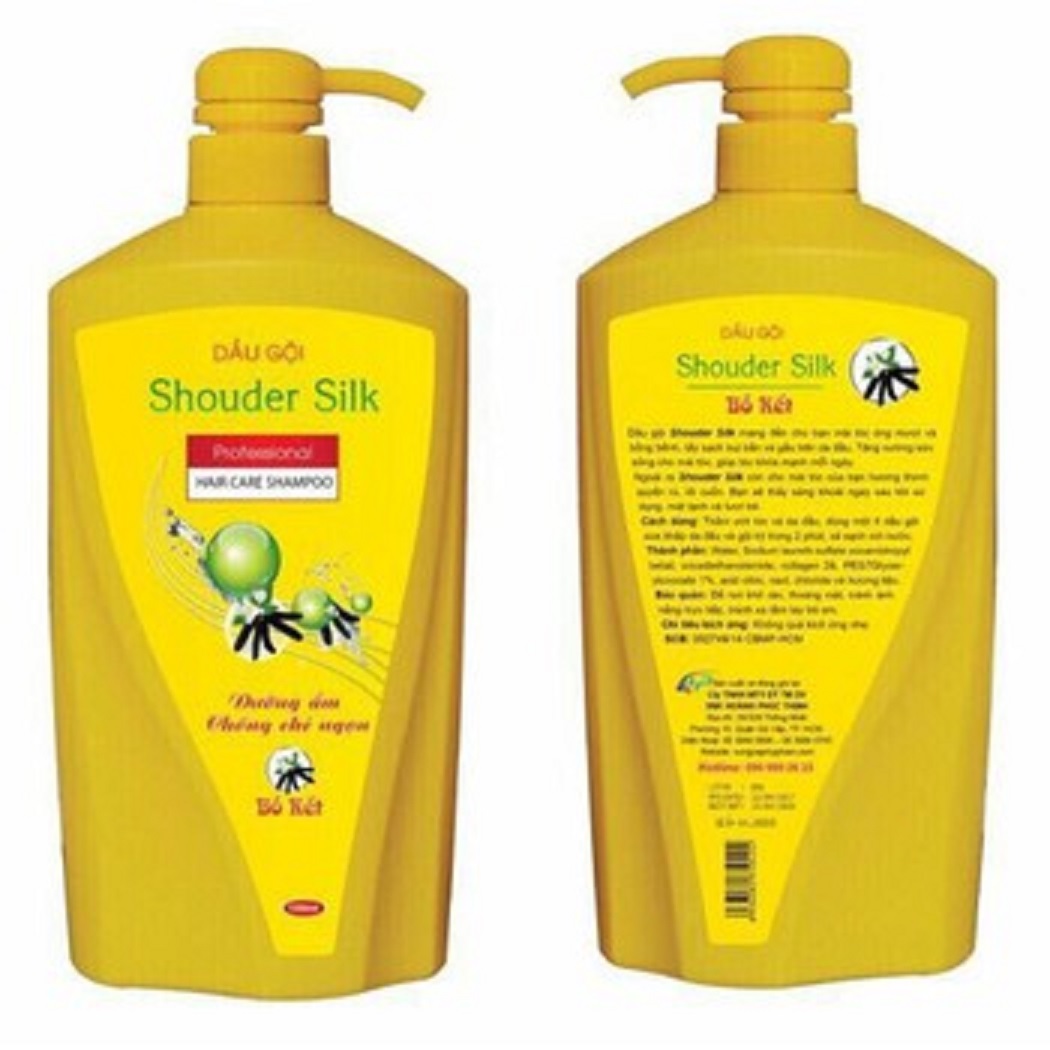 Dầu Gội Shouder Silk 3In1 Chai Vàng 1000Ml Tóc Chắc Khỏe Bóng Mượt