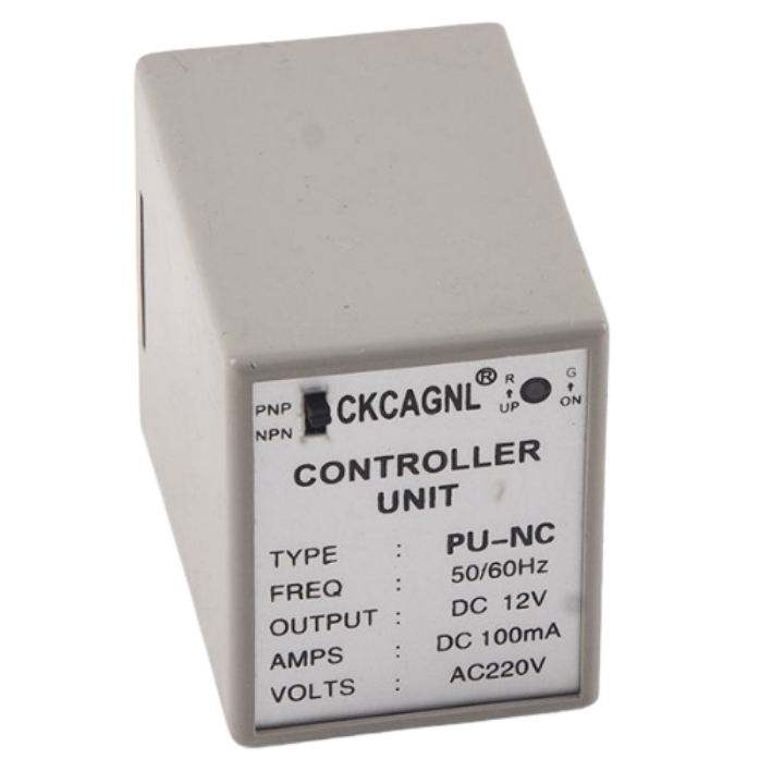 Bộ nguồn sensor NPN và PNP điện áp đầu ra 12VDC 24VDC tặng kèm chân đế PF083A