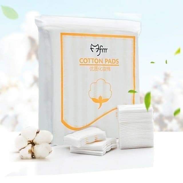 Combo 2 Túi Bông Tẩy Trang Pads 3 Lớp Chất Cotton Cao Cấp [Túi 222 Miếng]