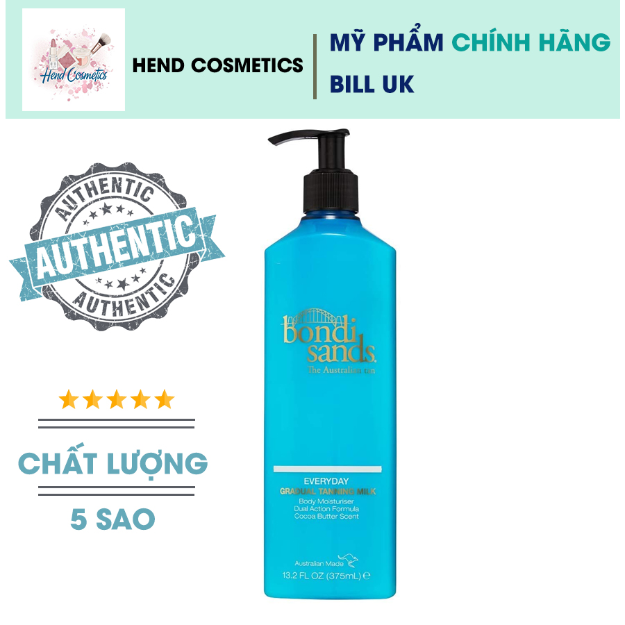 Kem Dưỡng Nâu Da Hàng Ngày Bondi Sands Gradual Tanning Milk 375Ml