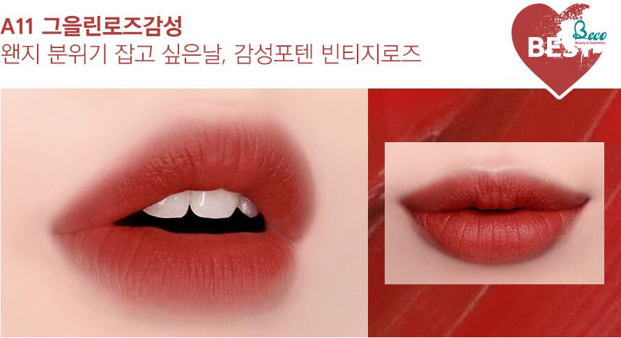 [Version 2] Son Kem Black Rouge Air Fit Velvet Tint Hàn Quốc (A03: Sweet Cinnamon)