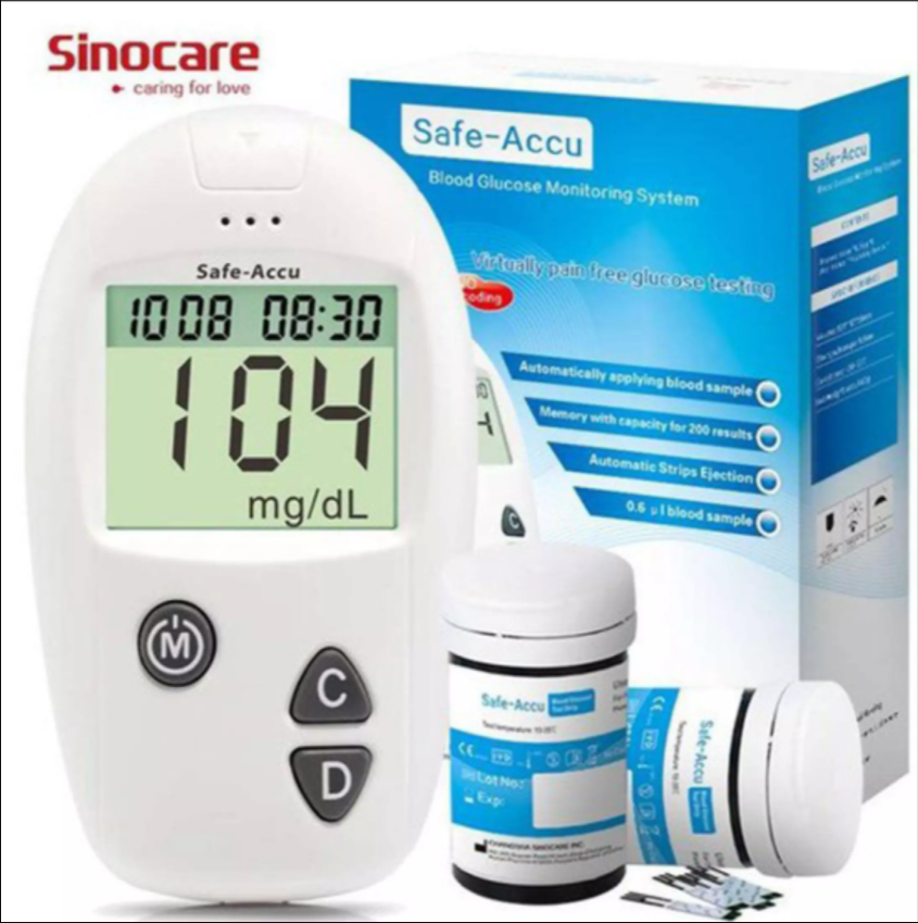 [HCM][Tặng kèm que thử và kim] Máy đo đường huyết accu-chek  Omron  On Call Plus  Máy đo ( thử ) tiể