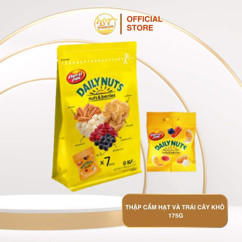 Thập cẩm trái cây và hạt 175g Dailynut