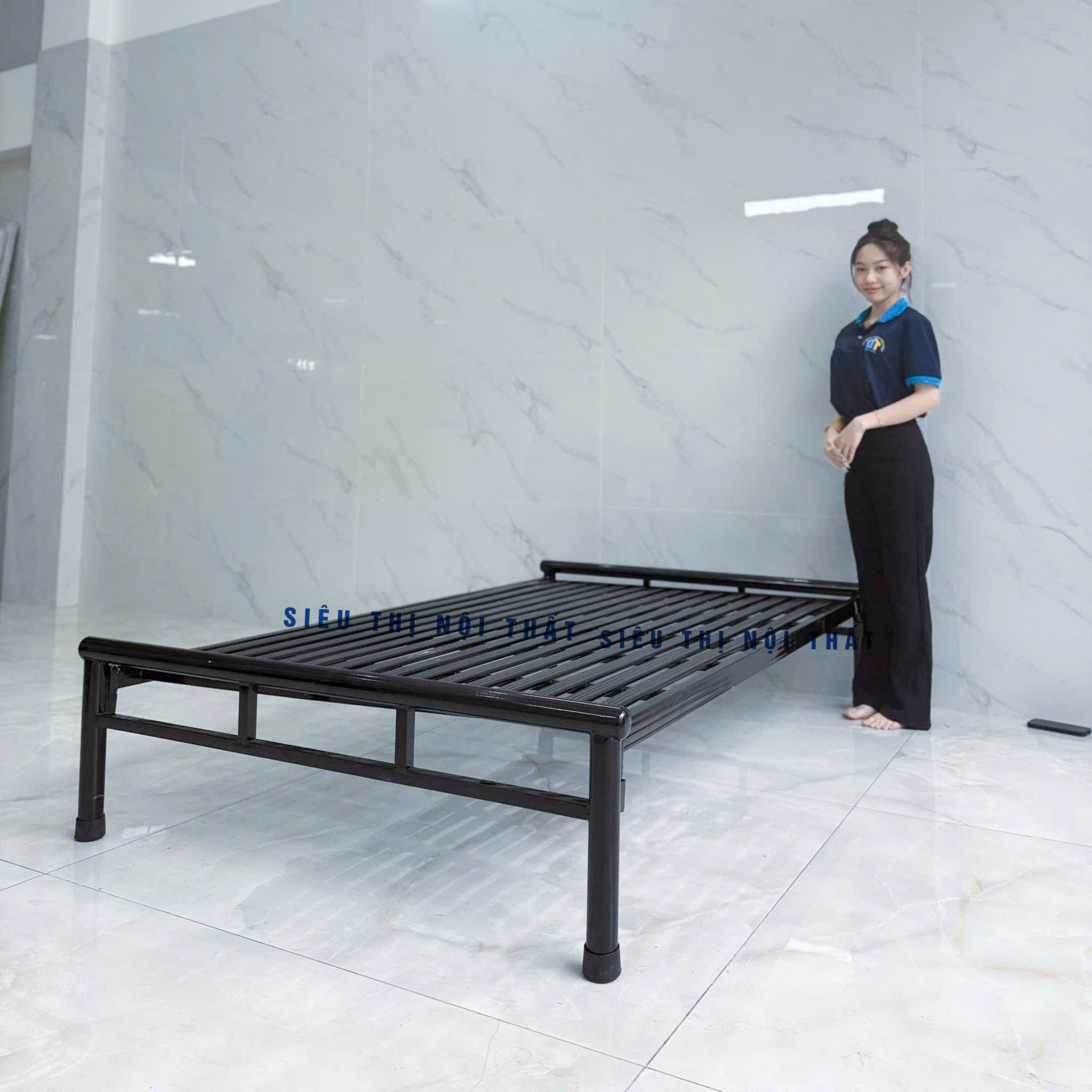 GIƯỜNG SẮT PALLET TRÒN KIỂU MỚI 1M4X2M - GIÁ SIÊU RẺ- GIAO HÀNG NHANH CHÓNG HCM