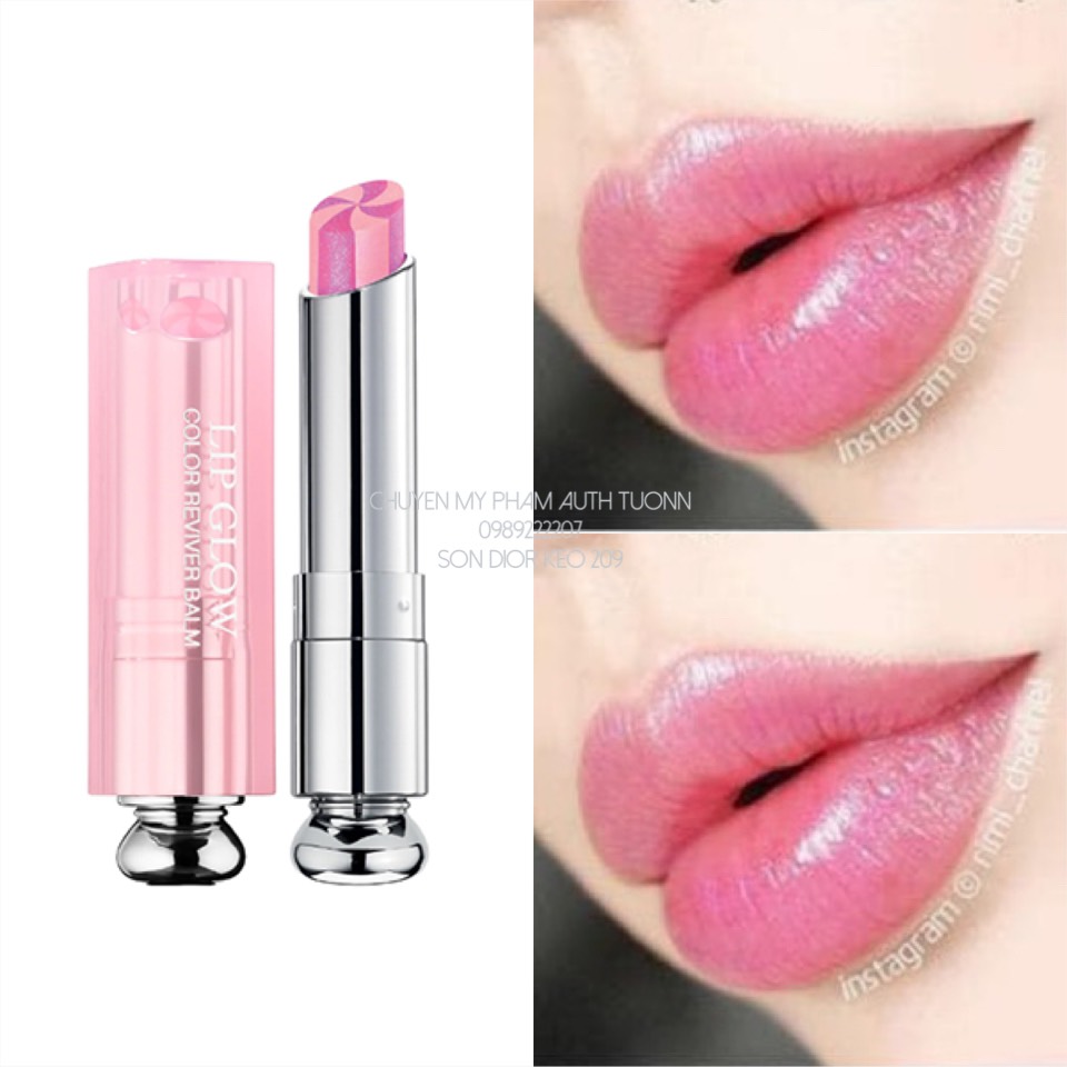 Son Dưỡng Môi Kẹo Ngọt Dior Addict Lip Glow To The Max 209 Holo Purple Màu Hồng Tím