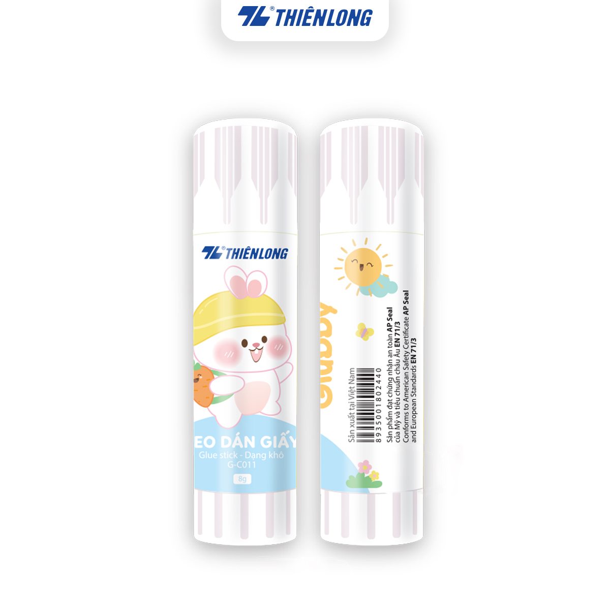 Combo 5/10/20 Keo dán giấy (keo khô) Thiên Long Colokit G-C011 màu trắng trong suốt độ kết dính cao không độc hại - Mẫu ngẫu nhiên