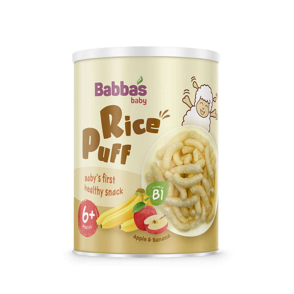 Bánh Gạo Ăn Dặm Babbas Baby Cho Bé Dễ Tan Hương Vị Thơm Ngon Đa Dạng (Trên 6 tháng) - Bibomart