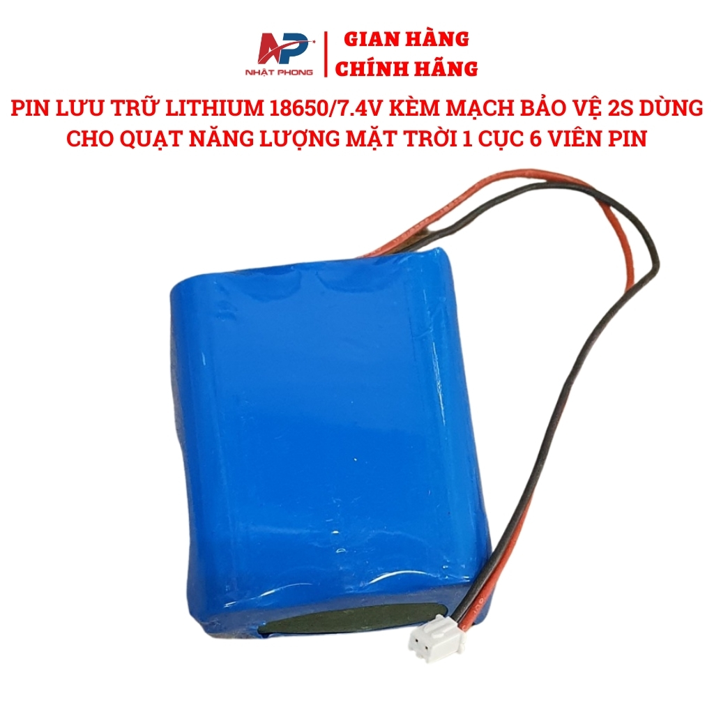 Pin lithium 32700 pin sắt LiFePO4 3.2V kèm mạch bảo vệ 1S cho đèn năng lượng mặt trời  60W 100w 200W