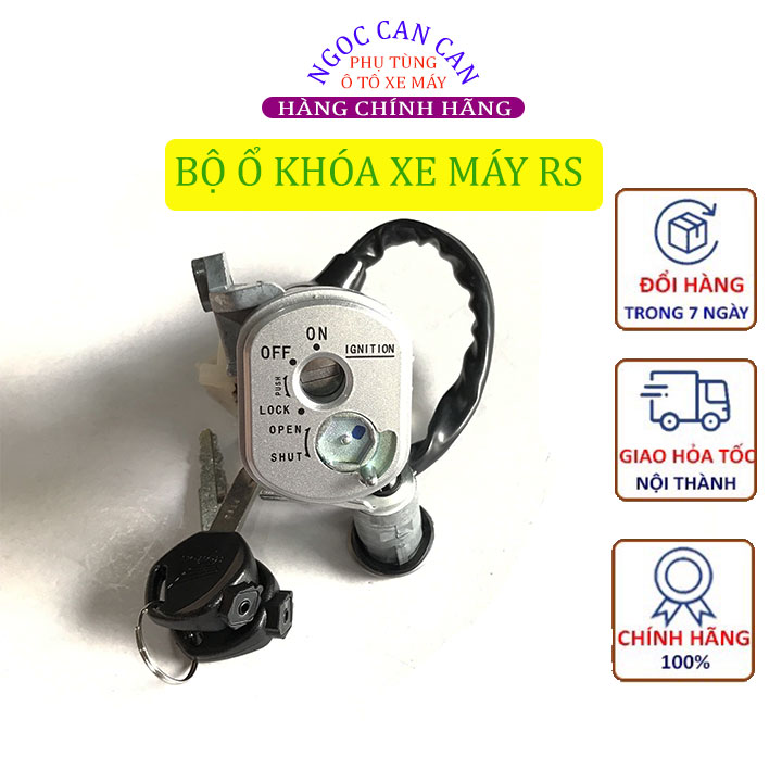 Bộ ổ khóa điện xe Wave S100  RS hàng đẹp