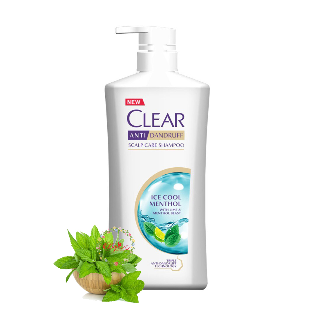 [HCM]Dầu gội CLEAR Thái Lan – Ice Col Menthol (480ml)