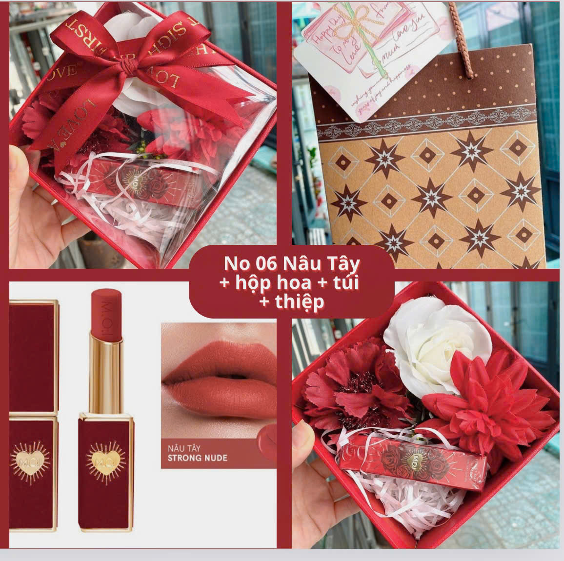 SON THỎI LÌ QUEEN OF ROSE BY M.O.I HỒ NGỌC HÀ PHIÊN BẢN GIỚI HẠN . MUA 3 SON ( MẪU MỚI ) TẶNG TÚI N