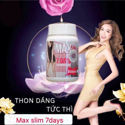 Viên Uống Giảm Cân Max Slim 7 Days chính hãng thái lan