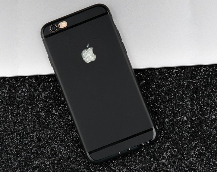 Ốp lưng nhựa dẻo silicon đen trơn cho iphone 6 6S