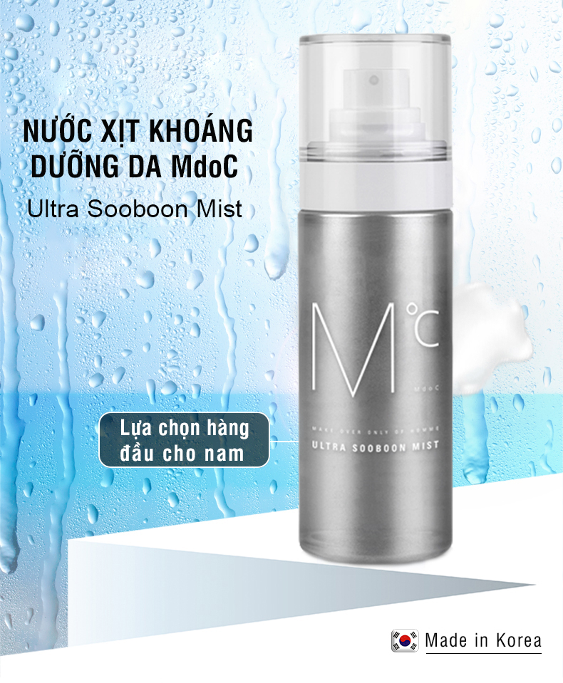 [Hcm]Xịt Khoáng Làm Mát Da Mdoc Ultra Sooboon Mist 80Ml