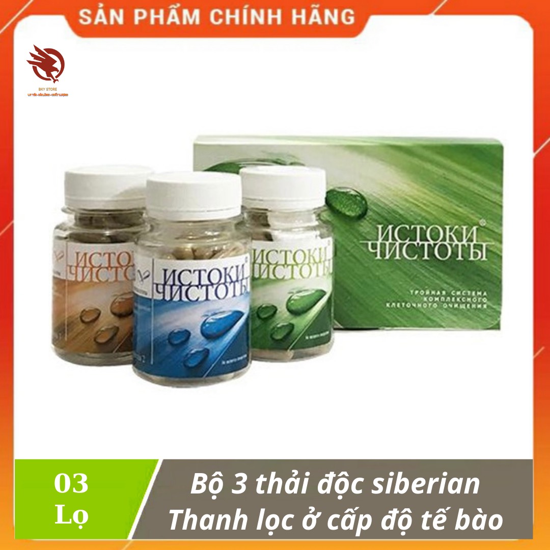 [HCM][ CHÍNH HÃNG ] - Bộ 3 thải độc Siberian Health Renaissance Triple Set thanh lọc cơ thể và trẻ h