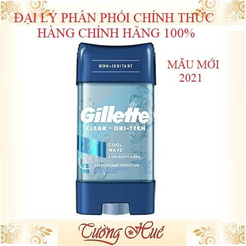 Lăn Khử Mùi Nam Gillette Endurance Wave Clear Gel Gillette 107G