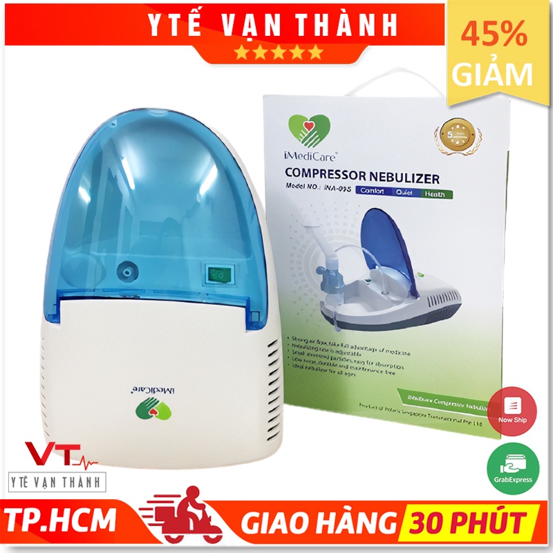 ✅ Máy Xông Khí Dung Mũi Họng: Imedicare Ina - 09S 5.0 Xông Mũi Họng Cao Cấp (Singapore) - Vt0077 [ Y Tế Vạn Thành ]