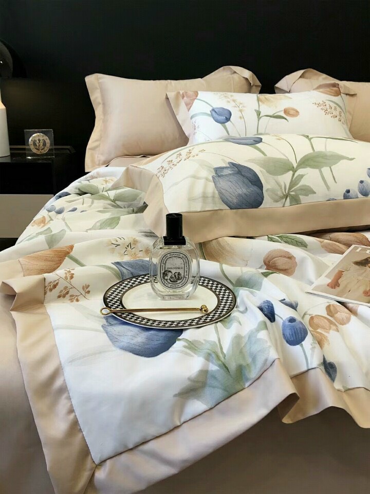 [NEW] Chăn Ga LỤA THÁI CHĂN HÈ Cotton Lụa Hàng Nhập Khẩu  Siêu Đẹp Mát Lạnh. KT: 200*230cm.