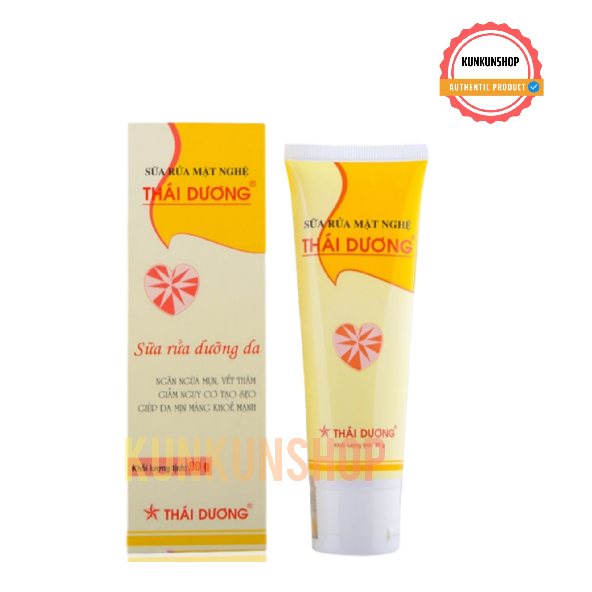 [Hcm][Hot]✔️Chính Hãng✔️ ✔️Sale Khủng✔️ Sữa Rửa Mặt Nghệ Thái Dương Tube 90G Sao Thái Dương - Cân Bằng Độ Ph Sạch Da Hết Nhờn