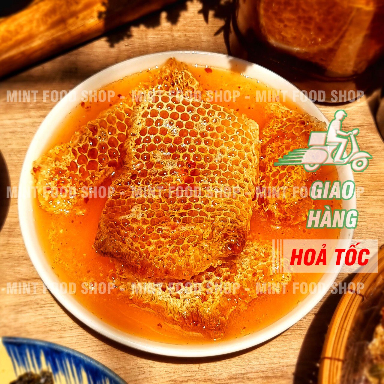 Mật Ong Nguyên Tổ Hộp 1KG - 12KG (Mật Ong Bánh Tổ/ Mật Ong Nguyên Sáp)