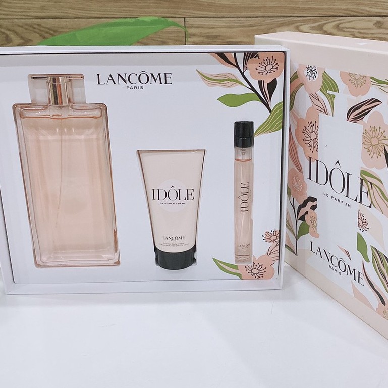 [Hcm][Chính Hãng+Bill ] ?? Sét Lancome Idole Edp 100Ml (3 Món:2 Nước Hoa+1 Dưỡng Thể) ??