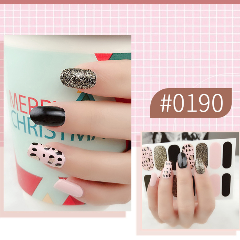 14 miếng dán móng tay nail sticker