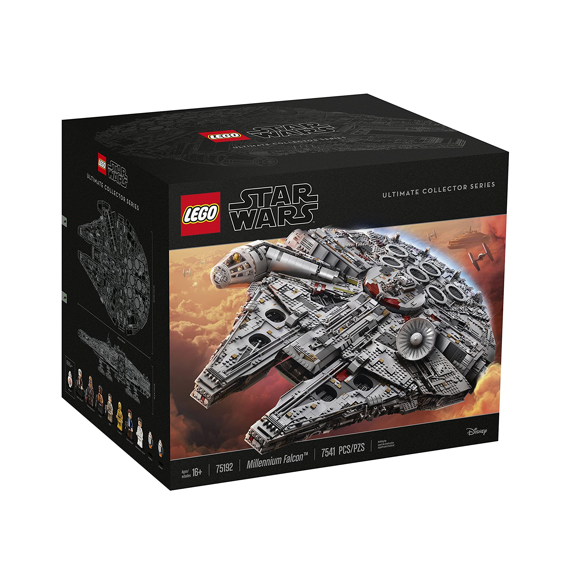 LEGO Star Wars Millennium Falcon 75192 đảm bảo chính hãngTừ Đan Mạch phiên bản giới hạn còn lại cổ phiếu 6 Khối xây dựng Đồ chơi Đồ Chơi Lắp Ráp