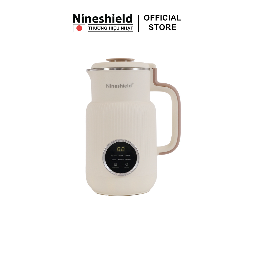 Máy Làm Sữa Hạt Mini Nineshield KB-108 Máy Xay Sữa Hạt Siêu Mịn Công Suất 600W Bảo Hành 12 Tháng