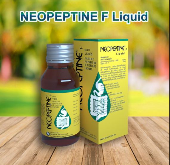 [Hcm]Sirô Neopeptine F Liquid - Hỗ Trợ Tăng Cường Tiêu Hóa Và Hấp Thu Thức Ăn